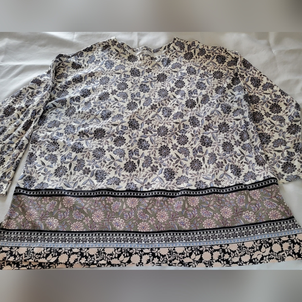 Floral knot tunic